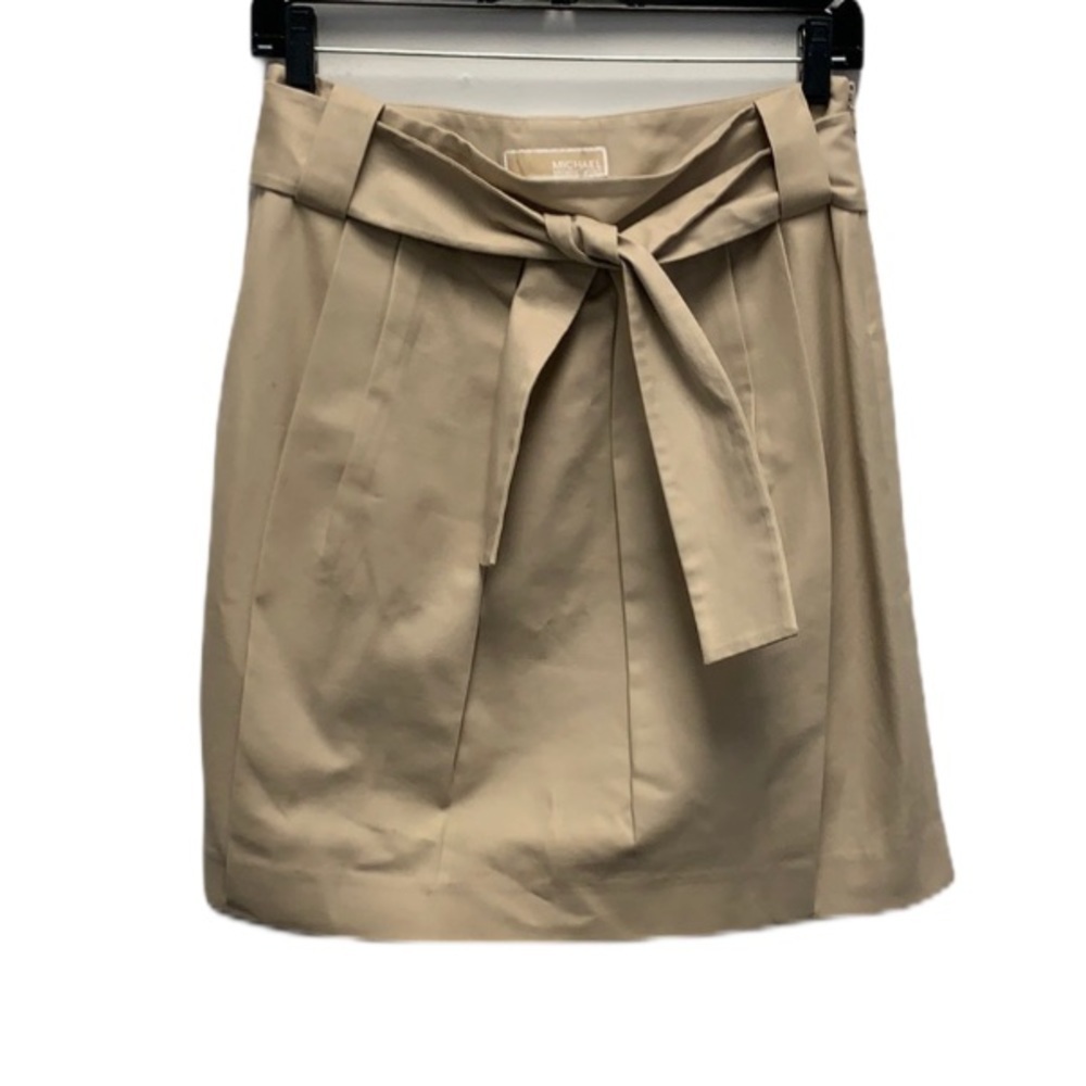 Michael Michael Kors khaki belted skirt